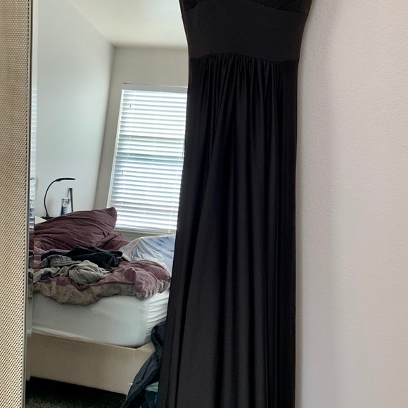 Black Bridesmaids Dress | Size 8 - Picture 2 of 2